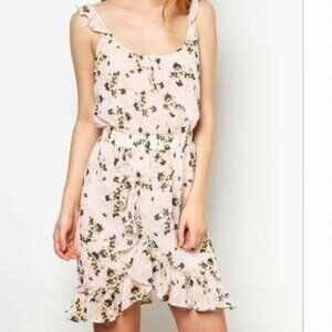 Mango Floral Print Mini Dress XS